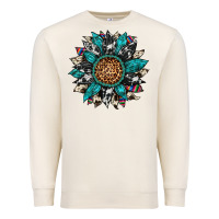 Sandshell cowhide leopard serape gemstone  sunflower Premium Sweatshirt - Artiststas