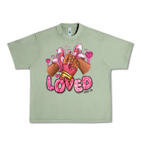 Oil Green loved valentine's day afro girl sneakers Urban Heavy Tee - RanaPortraitStore