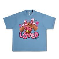 Pebble Blue loved valentine's day afro girl sneakers Urban Heavy Tee - RanaPortraitStore