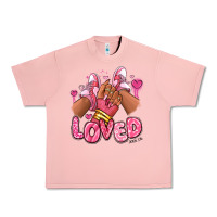 Salmon loved valentine's day afro girl sneakers Urban Heavy Tee - RanaPortraitStore