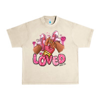 Sandshell loved valentine's day afro girl sneakers Urban Heavy Tee - RanaPortraitStore