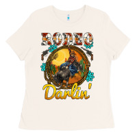 Bone western rodeo darlin' sunset sunflowers weapon Ladies Tee - BarkalooDesign