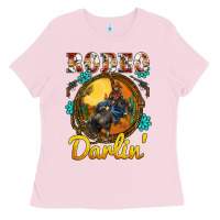 Bubblegum Pink western rodeo darlin' sunset sunflowers weapon Ladies Tee - BarkalooDesign