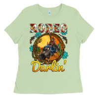 Matcha western rodeo darlin' sunset sunflowers weapon Ladies Tee - BarkalooDesign