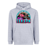 Heather Grey racing season motorcycle Heavyweight Hoodie - AdoDesignShop