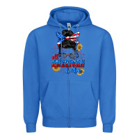 True Royal All American Babe 4th of July Zipper Hoodie - CowGirlArtShop