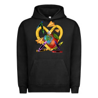 Pigment Black heart pencil Urban Hoodie - NancyCooperArtShop
