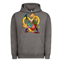 Pigment Tornado heart pencil Urban Hoodie - NancyCooperArtShop