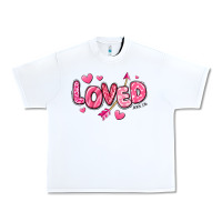 White loved valentines day Urban Heavy Tee - RanaPortraitStore