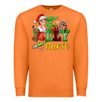 Carrot jolly nurse with Christmas element Premium Sweatshirt - AdoDesignShop