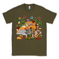Army Green Mexican Gnome Truck Classic Tee - texasbilliewilder
