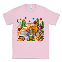 Bubblegum Pink Mexican Gnome Truck Classic Tee - texasbilliewilder