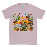 Lilac Mexican Gnome Truck Classic Tee - texasbilliewilder