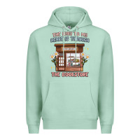 Seafoam the way to my heart is through the bookstore Premium Hoodie - MaliasSmallBusiness