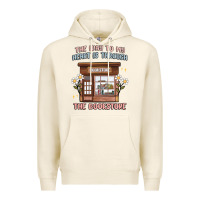 Tofu the way to my heart is through the bookstore Premium Hoodie - MaliasSmallBusiness