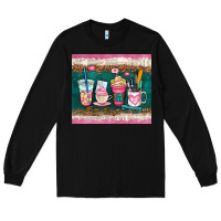 Black teacher coffee cups Long Sleeve Tee - AdoDesignShop