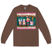 Chestnut teacher coffee cups Long Sleeve Tee - AdoDesignShop