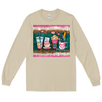 Mushroom teacher coffee cups Long Sleeve Tee - AdoDesignShop