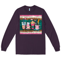 Plum teacher coffee cups Long Sleeve Tee - AdoDesignShop