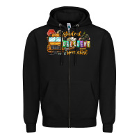 Black Student Delivery Specialist Zipper Hoodie - CowhideDigitalArt