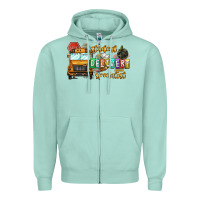 Seafoam Student Delivery Specialist Zipper Hoodie - CowhideDigitalArt