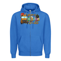 True Royal Student Delivery Specialist Zipper Hoodie - CowhideDigitalArt