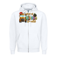 White Student Delivery Specialist Zipper Hoodie - CowhideDigitalArt