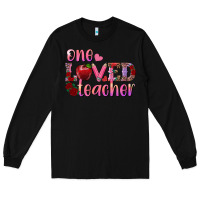 Black one loved teacher Long Sleeve Tee - RanaPortraitStore