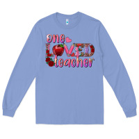 Colony Blue one loved teacher Long Sleeve Tee - RanaPortraitStore