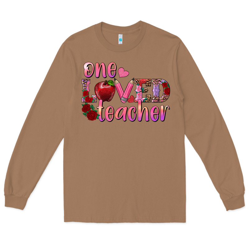 One Loved Teacher Long Sleeve Tee by RanaPortraitStore | Teevron