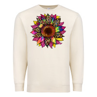 Sandshell tie dye leopard sunflower Premium Sweatshirt - Artiststas