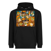Black autumun distressed tumbler Heavyweight Hoodie - BundleAndBundleShop