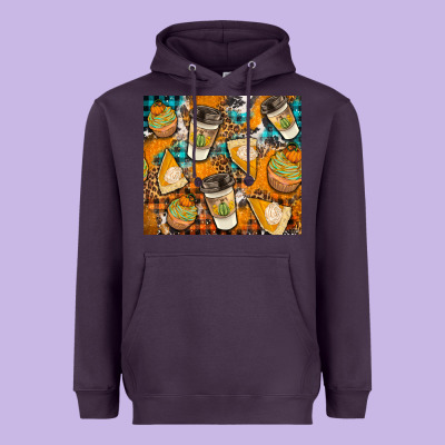 Autumun Distressed Tumbler Heavyweight Hoodie Designed By Bundleandbundleshop