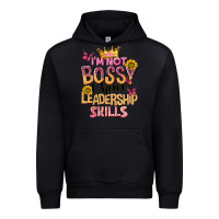 Black im not bossy i just have leadership skills Urban Hoodie - NancyCooperArtShop