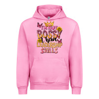 Fuchsia Pink im not bossy i just have leadership skills Urban Hoodie - NancyCooperArtShop