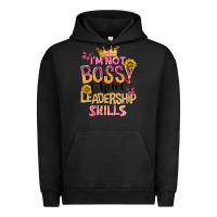 Pigment Black im not bossy i just have leadership skills Urban Hoodie - NancyCooperArtShop