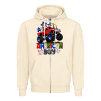 Sandshell All American Boy 4th july Zipper Hoodie - CowGirlArtShop