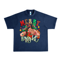 Navy merry and bright caucasian girl sneakers Urban Heavy Tee - RanaPortraitStore