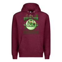 Burgundy lucky world tour st. patricks day Premium Hoodie - MaliasSmallBusiness