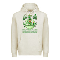 Oatmeal Heather lucky world tour st. patricks day Premium Hoodie - MaliasSmallBusiness