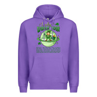 Purple lucky world tour st. patricks day Premium Hoodie - MaliasSmallBusiness