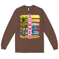 Chestnut summer with background tbw Long Sleeve Tee - texasbilliewilder