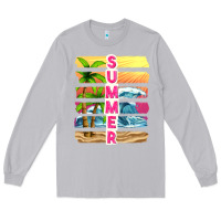 Moon Dust summer with background tbw Long Sleeve Tee - texasbilliewilder