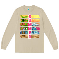Mushroom summer with background tbw Long Sleeve Tee - texasbilliewilder