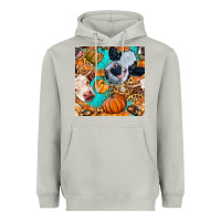 Moon Dust autumn cows seamless pattern Heavyweight Hoodie - BundleAndBundleShop