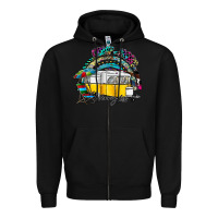 Black camp more worry less Zipper Hoodie - SublimationCraftShop