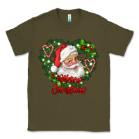 Army Green merry christmas santa Classic Tee - RanaPortraitStore