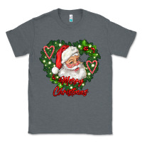 Charcoal Heather merry christmas santa Classic Tee - RanaPortraitStore