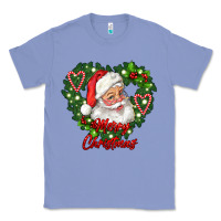 Colony Blue merry christmas santa Classic Tee - RanaPortraitStore