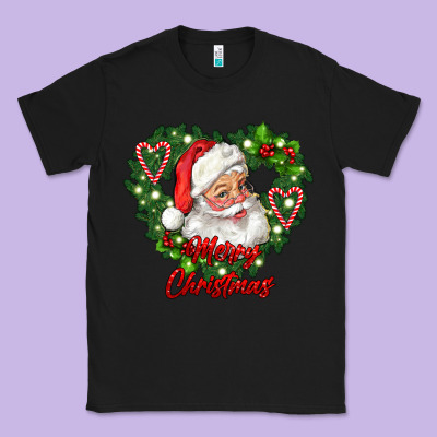 Merry Christmas Santa Classic Tee Designed By Ranaportraitstore